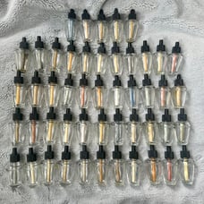 (49) Empty Bath & Body Works Wallflowers Bulbs for Refill DIY With Caps