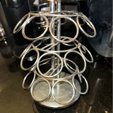 Keurig coffee maker + coffee pod holder