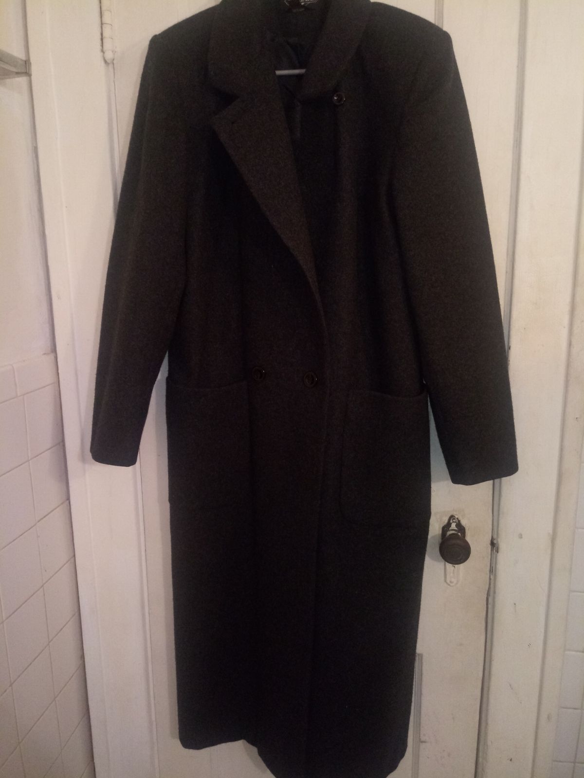 Black dress coat