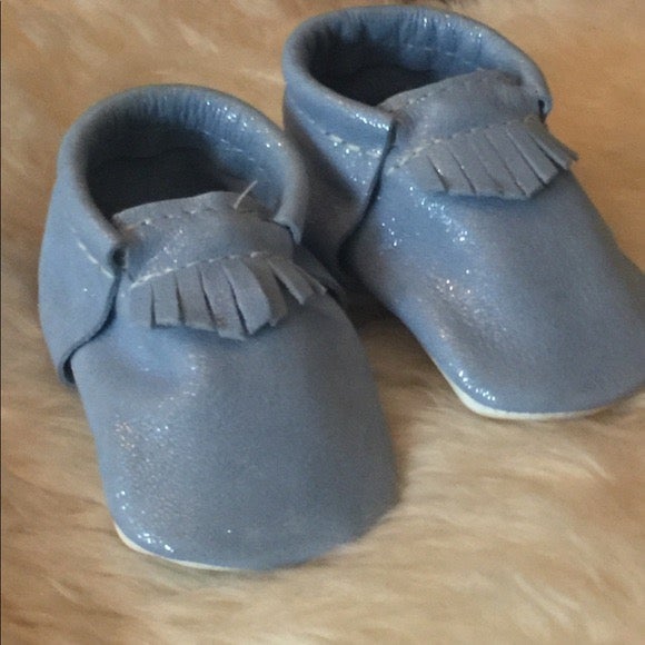 Freshly Picked Blue Shimmer Moccasin