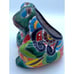 Talavera Mexican Pottery Frog Planter indoor/outdoor Multicolor