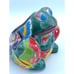 Talavera Mexican Pottery Frog Planter indoor/outdoor Multicolor