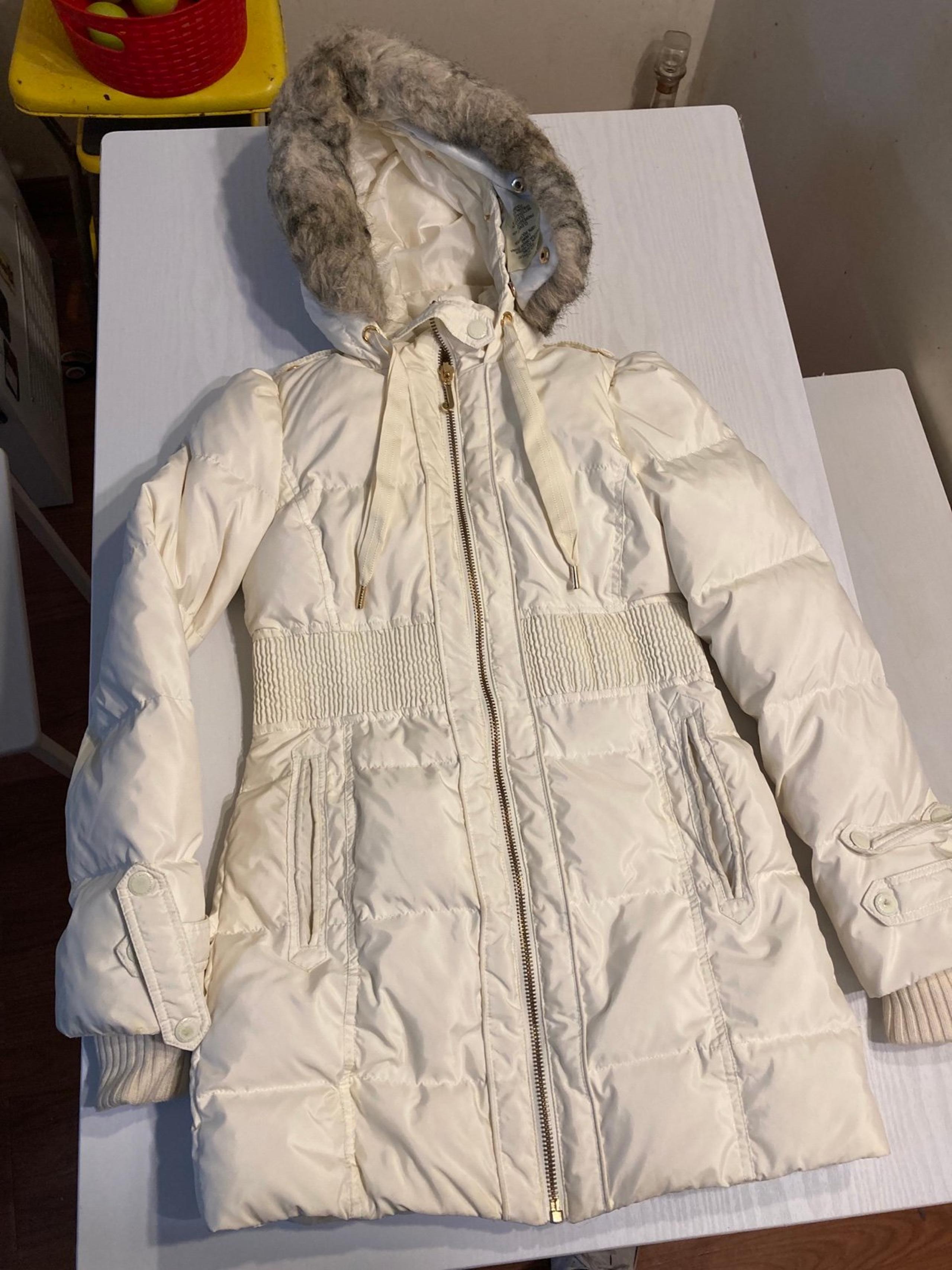 Y2K Juicy Couture White Puffer Coat
