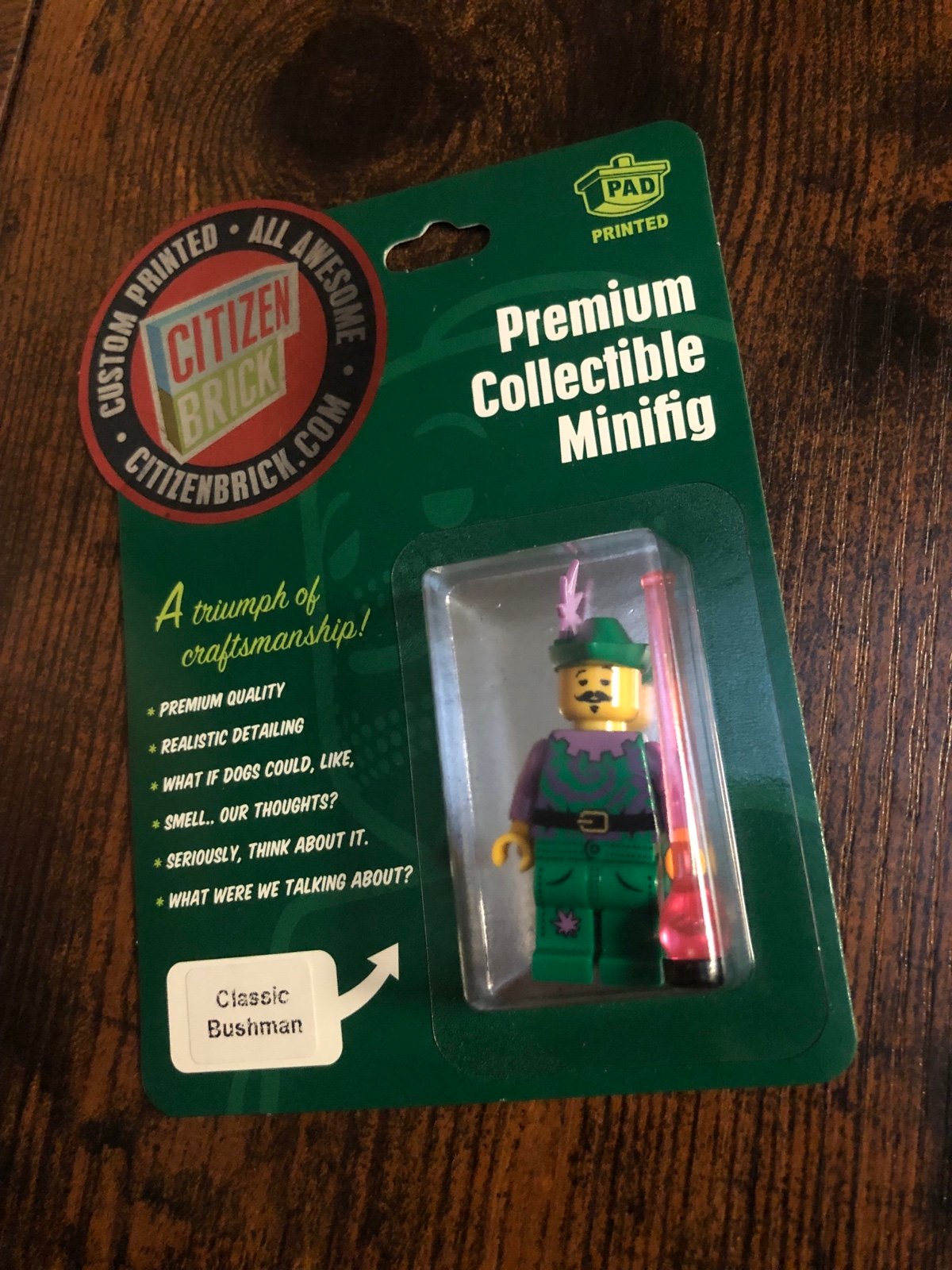 Citizen Brick Classic Bushman Retired Minifigure