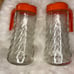 Vintage Original Tang Glass Set of 2 Pitchers