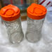 Vintage Original Tang Glass Set of 2 Pitchers