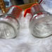 Vintage Original Tang Glass Set of 2 Pitchers