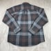 Dixxon Flannel Shirt Men Large Brown Black Gray Plaid Valencia Long Sleeve