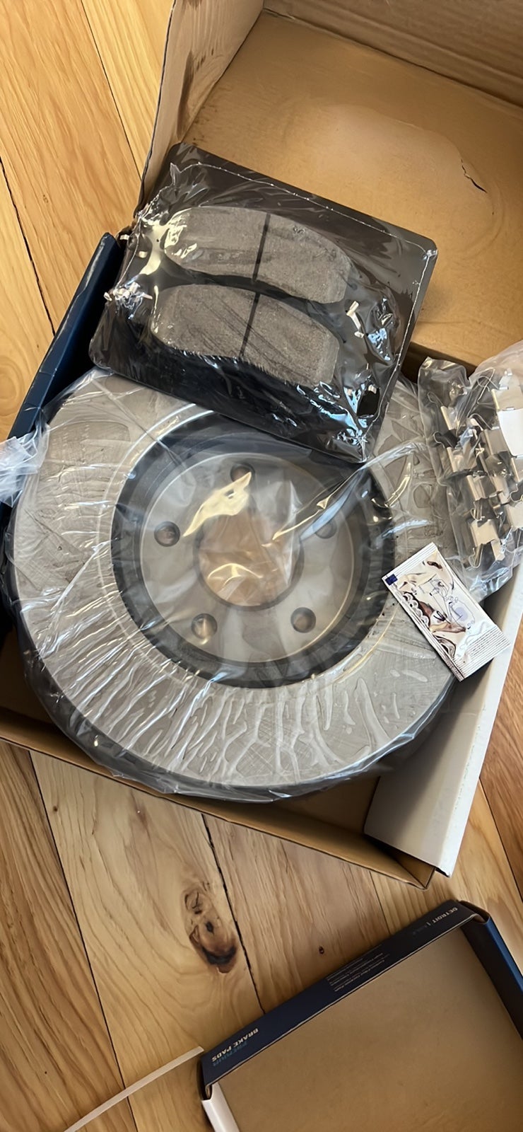 Brake pads and rotors