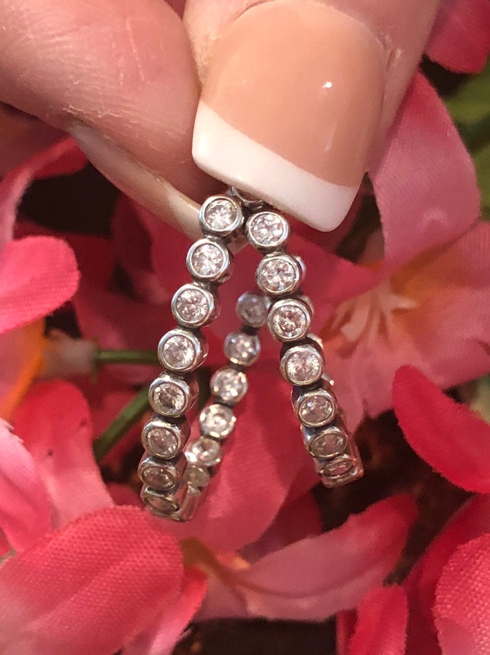 SILPADA P2006 Cubic Zirconia SS Earrings