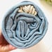 Blue/gray cloth cotton outdoor hammock 78x39in new