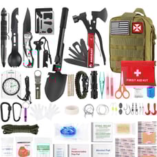 First aid kit for camping