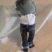 OOAK Rockabilly Dude Zombie Rag Doll Art