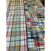 Pottery Barn Kids Madras reversible Plaid Twin Quilt with Pillow Sham