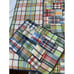 Pottery Barn Kids Madras reversible Plaid Twin Quilt with Pillow Sham