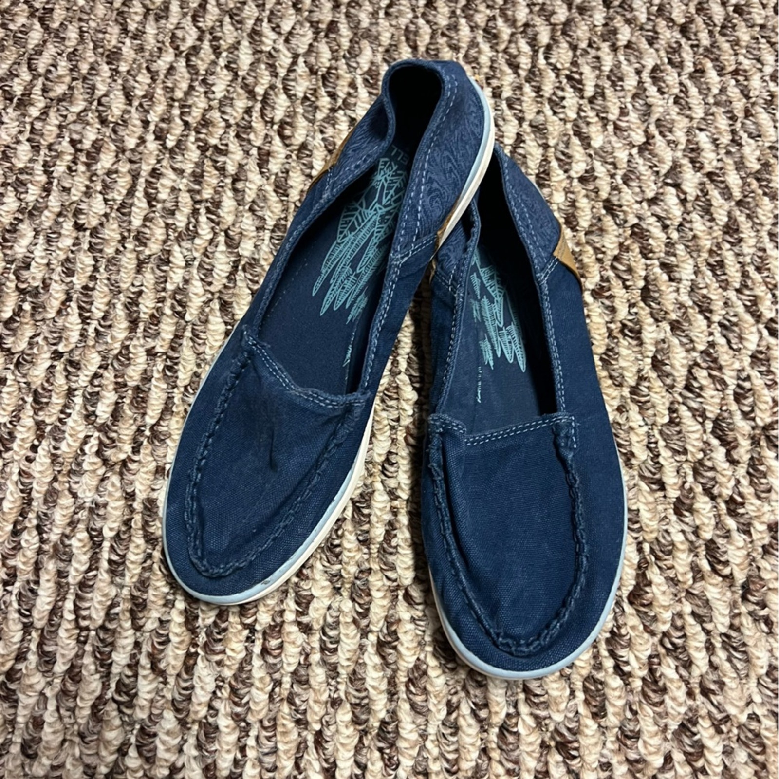 Merrell Blue Slip On Loafers Size 10 Style Putty