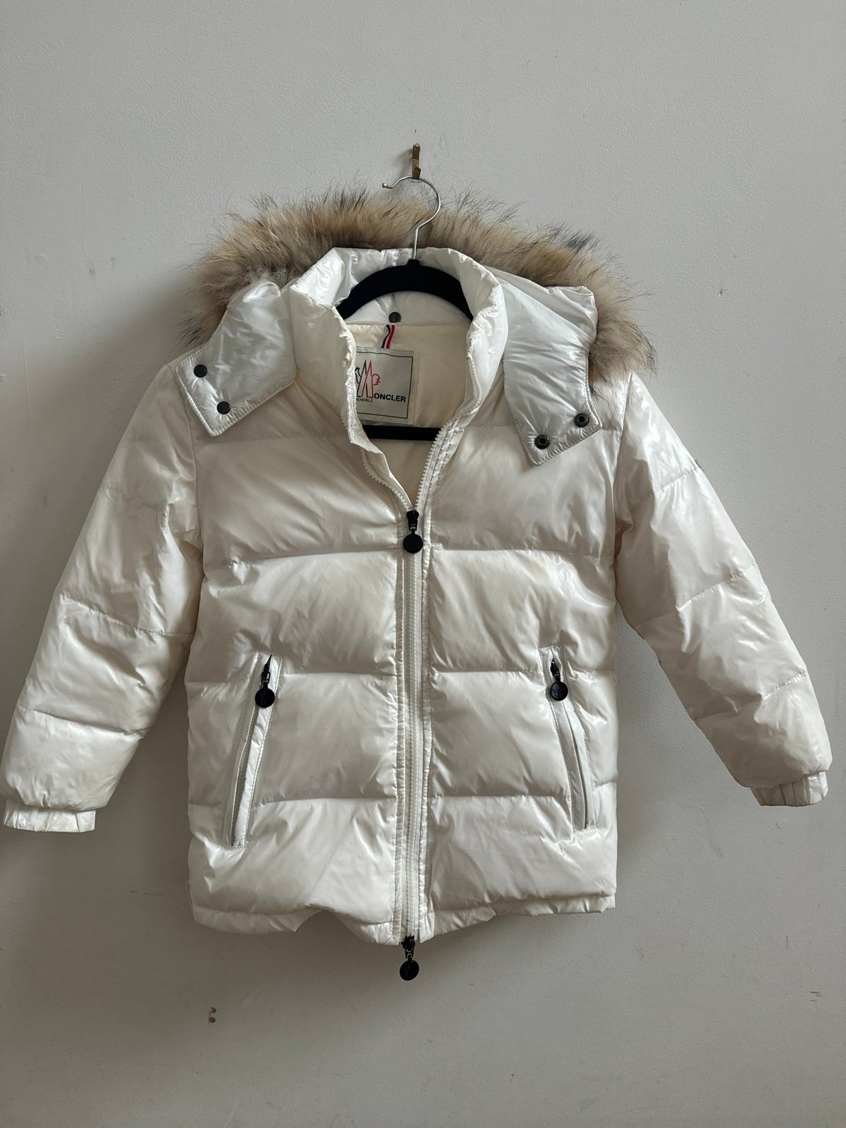 Moncler Kids Hooded Down Jacket