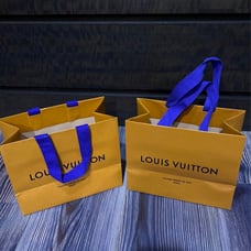 ×2 Louis Vuitton Shopping Bags