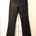 New 100% Leather Pants Women's Black Leather Lea BCBG MAX AZRIA Size 4 568.00