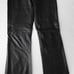 New 100% Leather Pants Women's Black Leather Lea BCBG MAX AZRIA Size 4 568.00