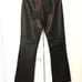 New 100% Leather Pants Women's Black Leather Lea BCBG MAX AZRIA Size 4 568.00