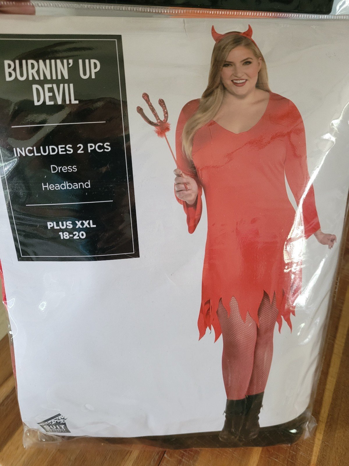 Burnin Up Devil, Women's Halloween Costume