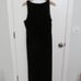 Banana Republic Black Velvet Sleeveless Wide Leg Jumpsuit