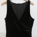 Banana Republic Black Velvet Sleeveless Wide Leg Jumpsuit