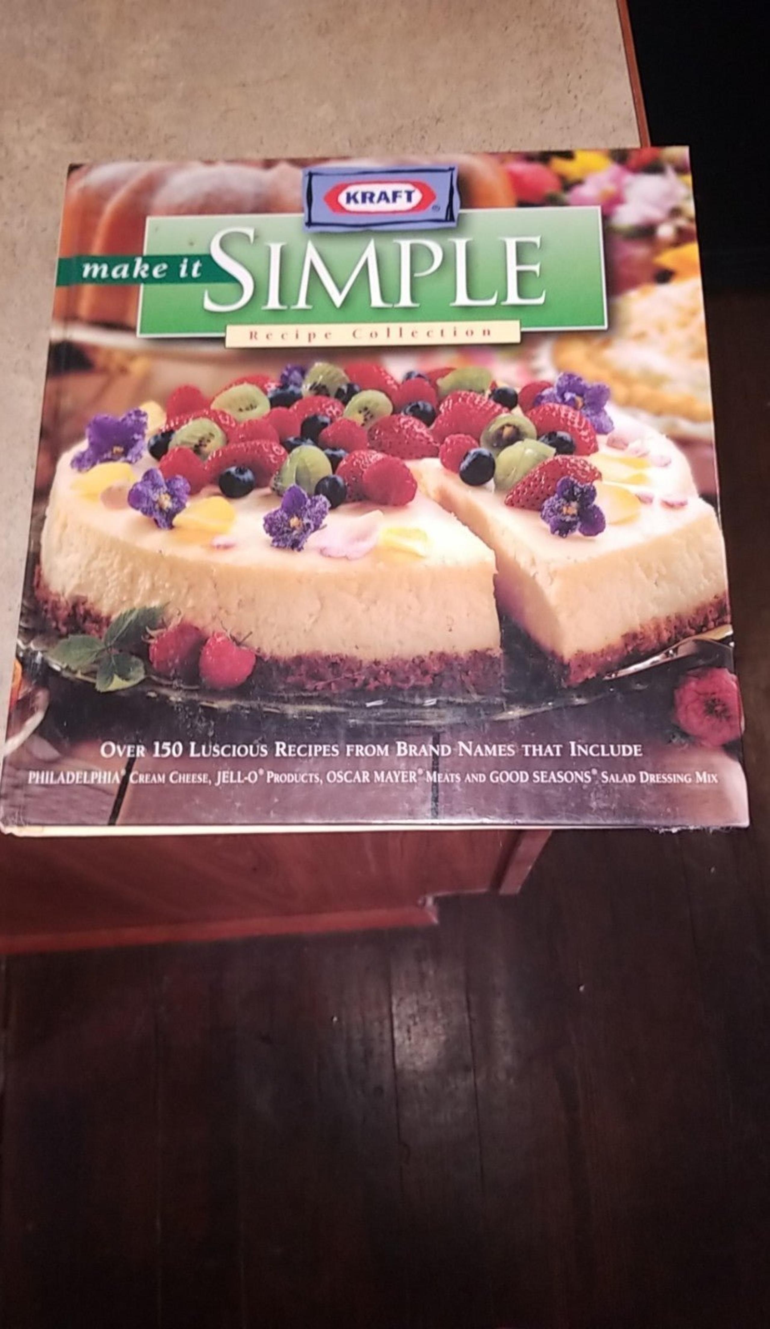 Vintage Kraft make it simple cook book