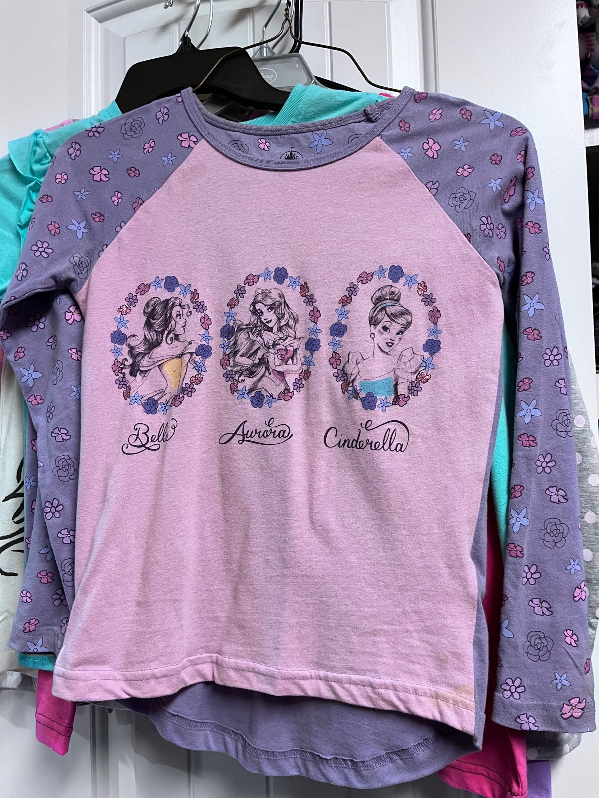 Disney And Childrens Place Girls Long Sleeve Shirts