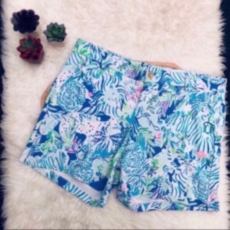 Lilly Pulitzer 7” Jayne Shorts Lion Around