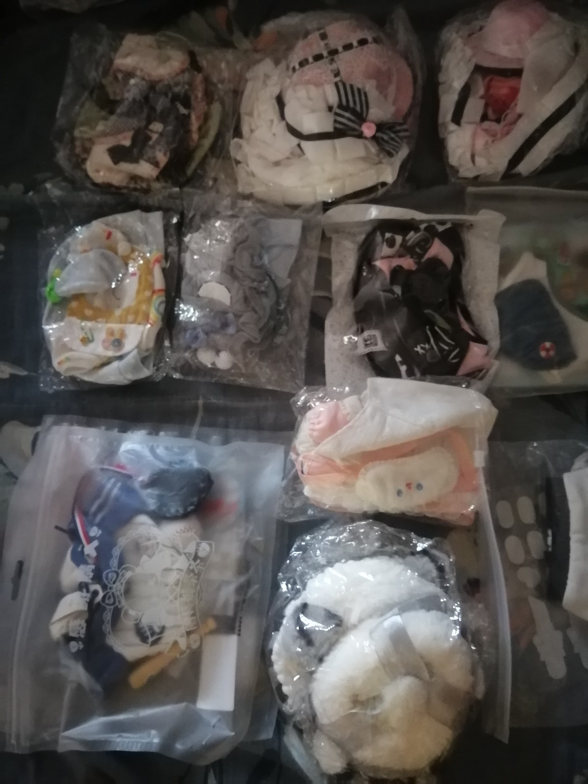 20cm plush doll clothes set bundle