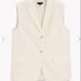 【Brand New】Theory Ivory Sleeveless Vest White