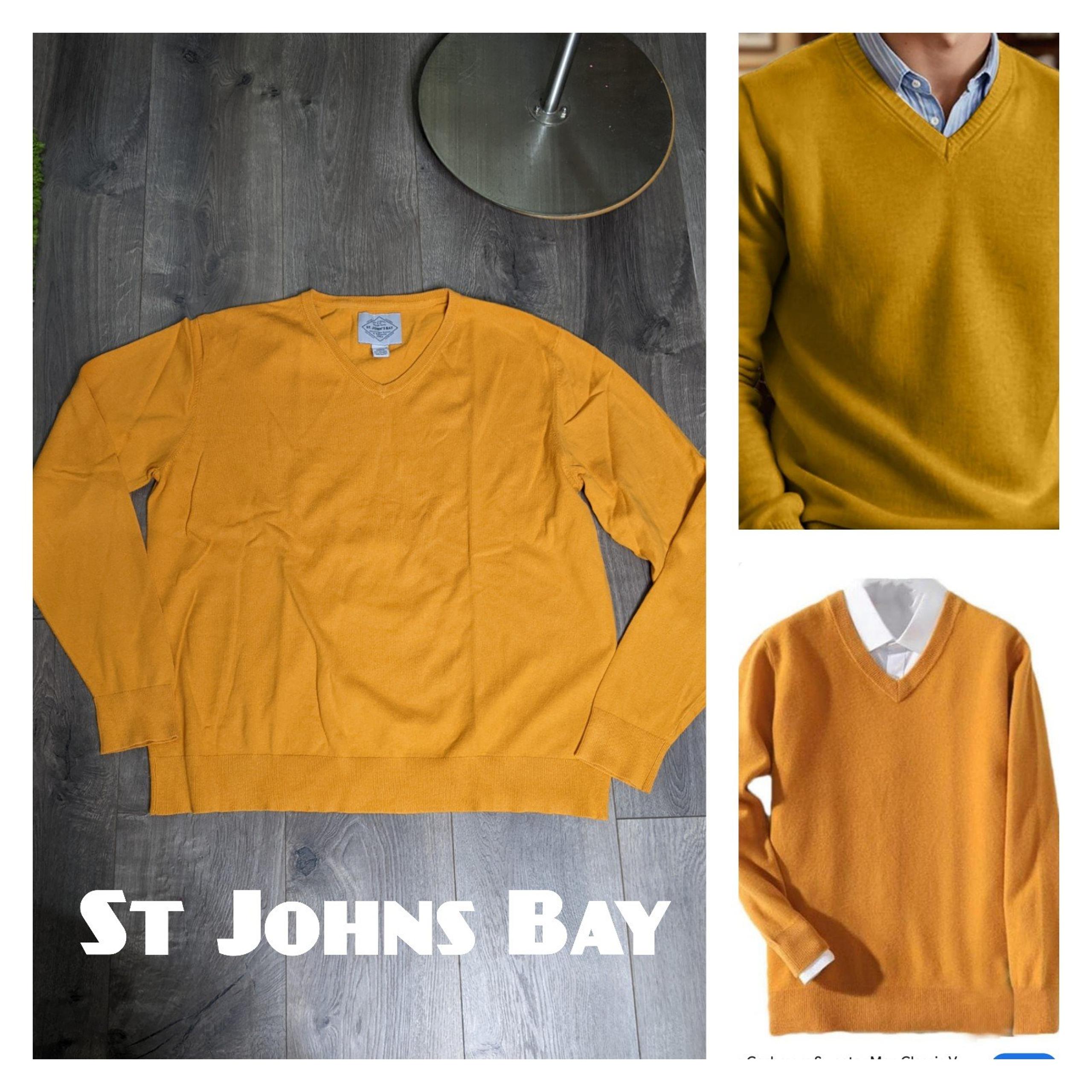 St Johns Bay V neck men's sweater