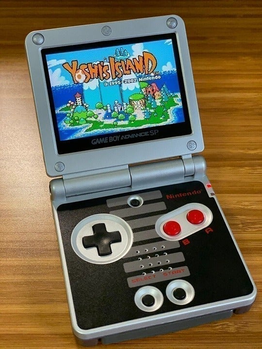 Nintendo Game Boy Advance GBA SP 101 IPS V2 LCD Backlight Bright NES