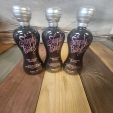 3PK Supre Bronze Simply Black Dark Bronzer Tanning Lotion