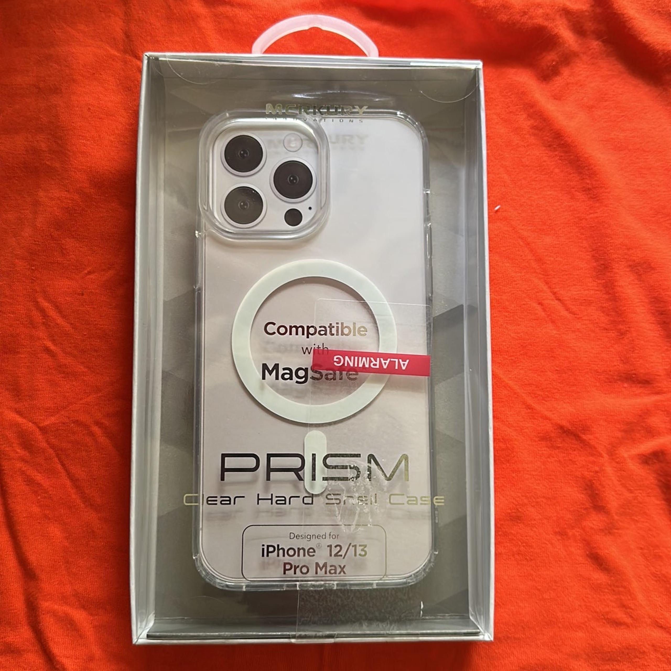 Mercury Innovations Clear IPhone 12/13 Pro Max “clear” hard case mag safe