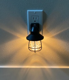 New Vintage LED Night Light, Plug-in, Dusk-to-Dawn Sensor, Farmhouse, Rustic.