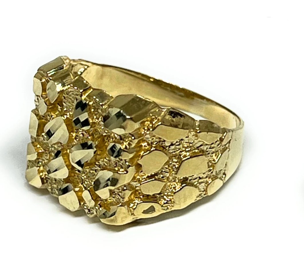 Gold 10k nugget ring
