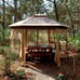 NEW 12ft. Hexagon Gazebo w/ Tool-Free Steel Frame and Screen Netting Side Walls