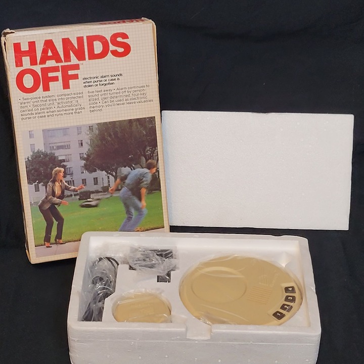 Hands Off Electronic Alarm People Protection Open Box Untested No Instructions