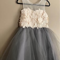 Princess Knee-length Flower Girl Dress - Tulle/Lace Steeveless Scoop Neck