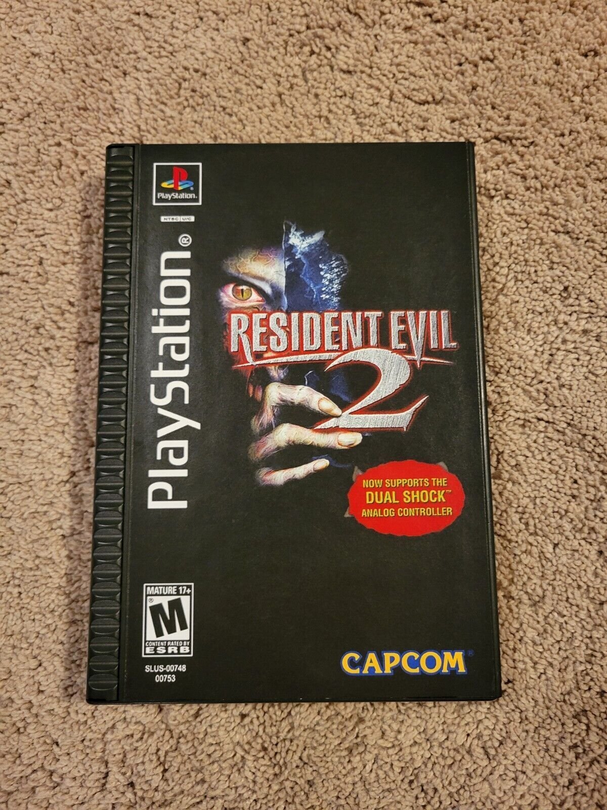 CUSTOM Resident Evil 2 Long Box/OG Playstation Box. READ