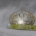 Montana Silversmiths Letter W Silver Gold Flowers Stud Edge Great Vintage Shape