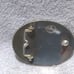 Montana Silversmiths Letter W Silver Gold Flowers Stud Edge Great Vintage Shape