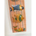 Woven Bamboo Hand Carved Painted Fish Wall Art Decor Multicolor India