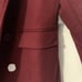 Haute Edition Double Breasted PeaCoat Maroon Medium