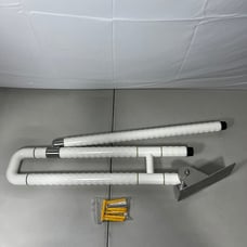 Handicap Rails Foldable Toilet Grab Bar Handles Bathroom Seat Support Bars