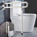 Handicap Rails Foldable Toilet Grab Bar Handles Bathroom Seat Support Bars