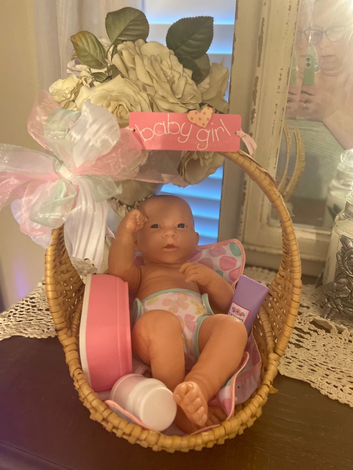 Life like newborn Doll (girl) with Accessories
